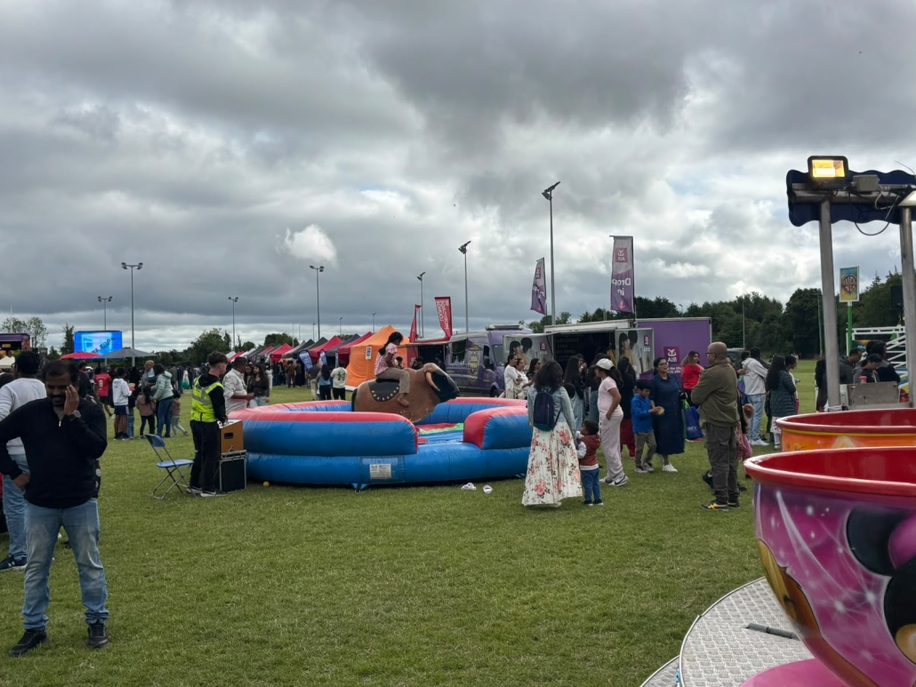 Rodeo Bull at a Freestyle Amusements fairground event