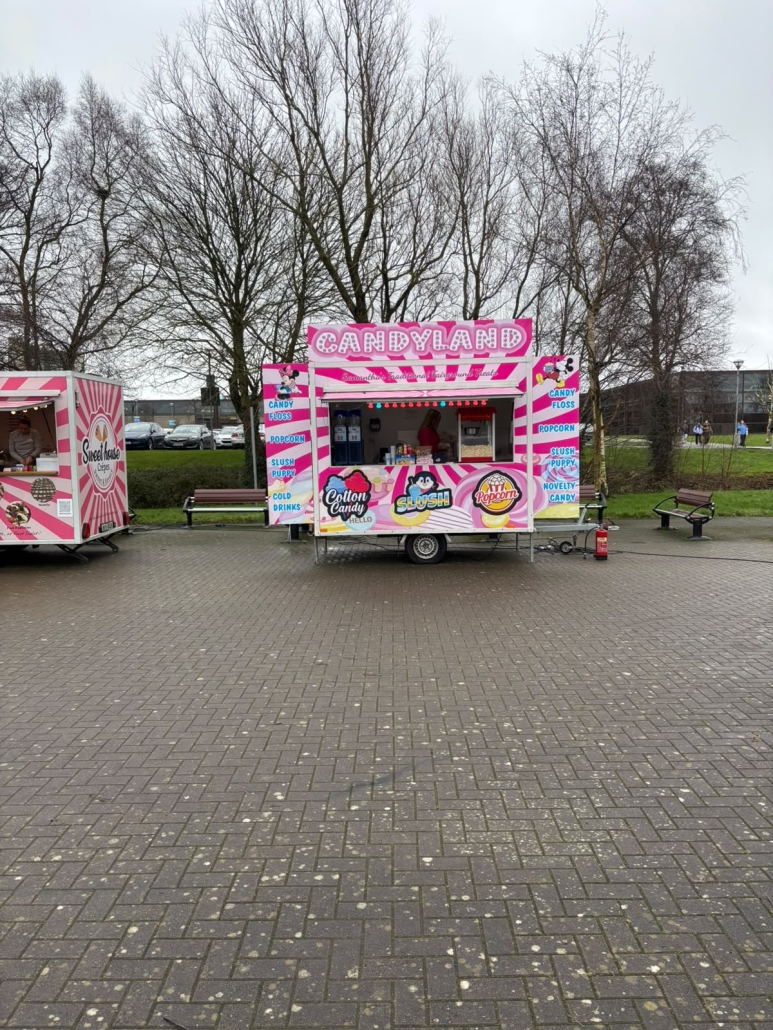 Cotton Candy and Candy Floss Stall at a Freestyle Amusements event